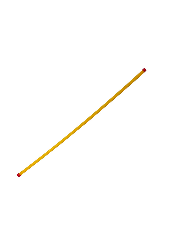 Гимнастическая палка пластиковая 100 см цвет  Желтый #1