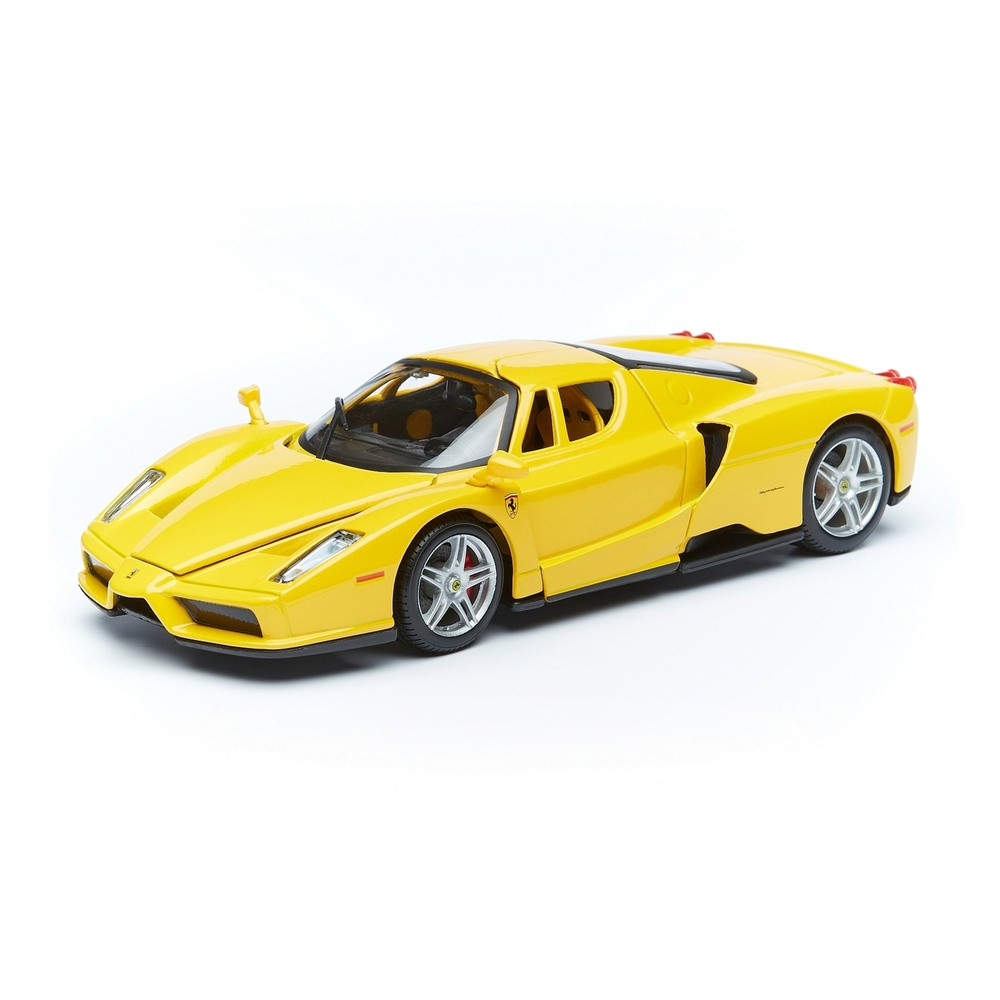 Машинка металлическая Ferrari Enzo, открывающиеся двери и капот, вращающиеся резиновые колеса, масштабная #1