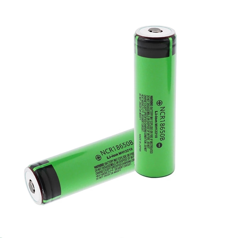 Аккумулятор 18650 Li-ion Panasonic NCR18650B 3400 mAh выпуклый на плюсе (button top) 2 шт  #1