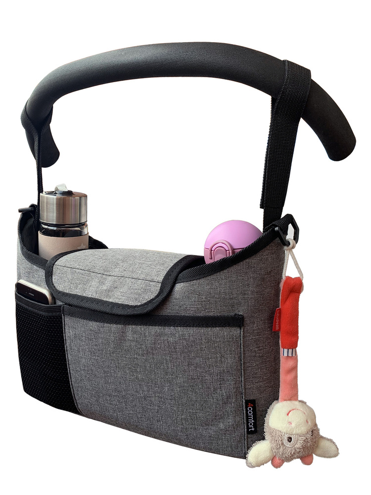 Сумка-органайзер для мамы для детской коляски с подстаканником  #1