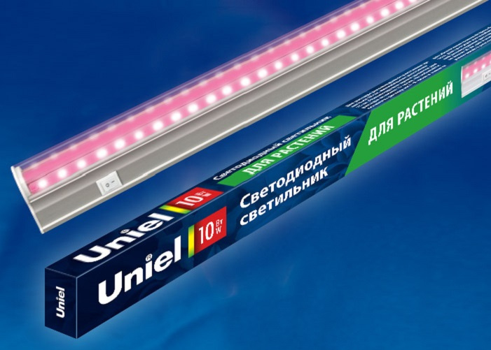 Светильник для растений светодиодный линейный Uniel ULI-P20-10W/SPSB IP40 WHITE UL-00002991  #1