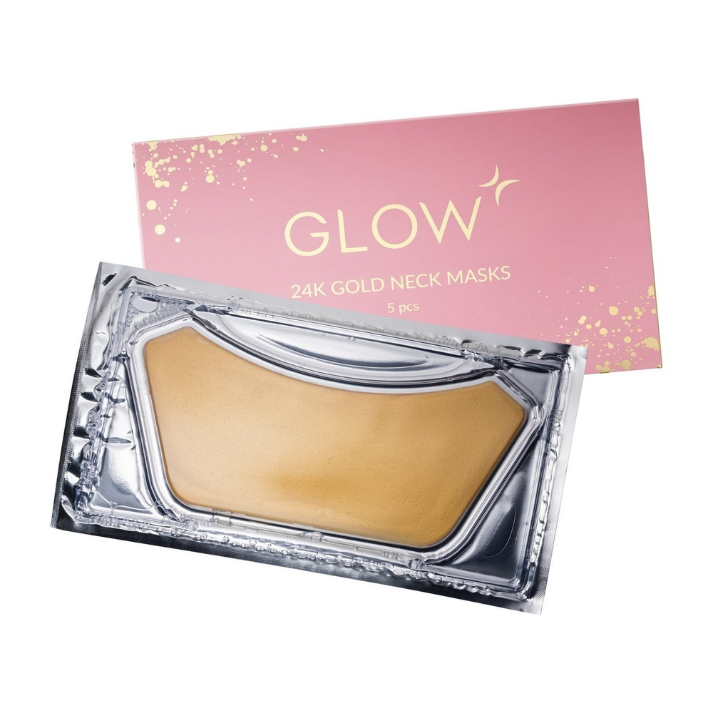 GLOW CARE / Маска (патчи) для шеи 24K GOLD #1