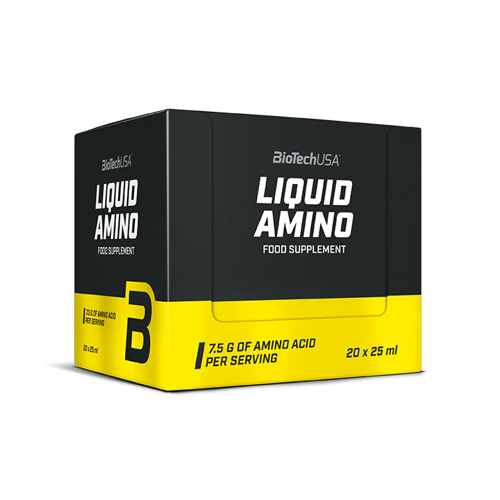 Жидкие аминокислоты BiotechUSA Amino Liquid 20*25 мл. апельсин (упаковка - 20 ампул)  #1