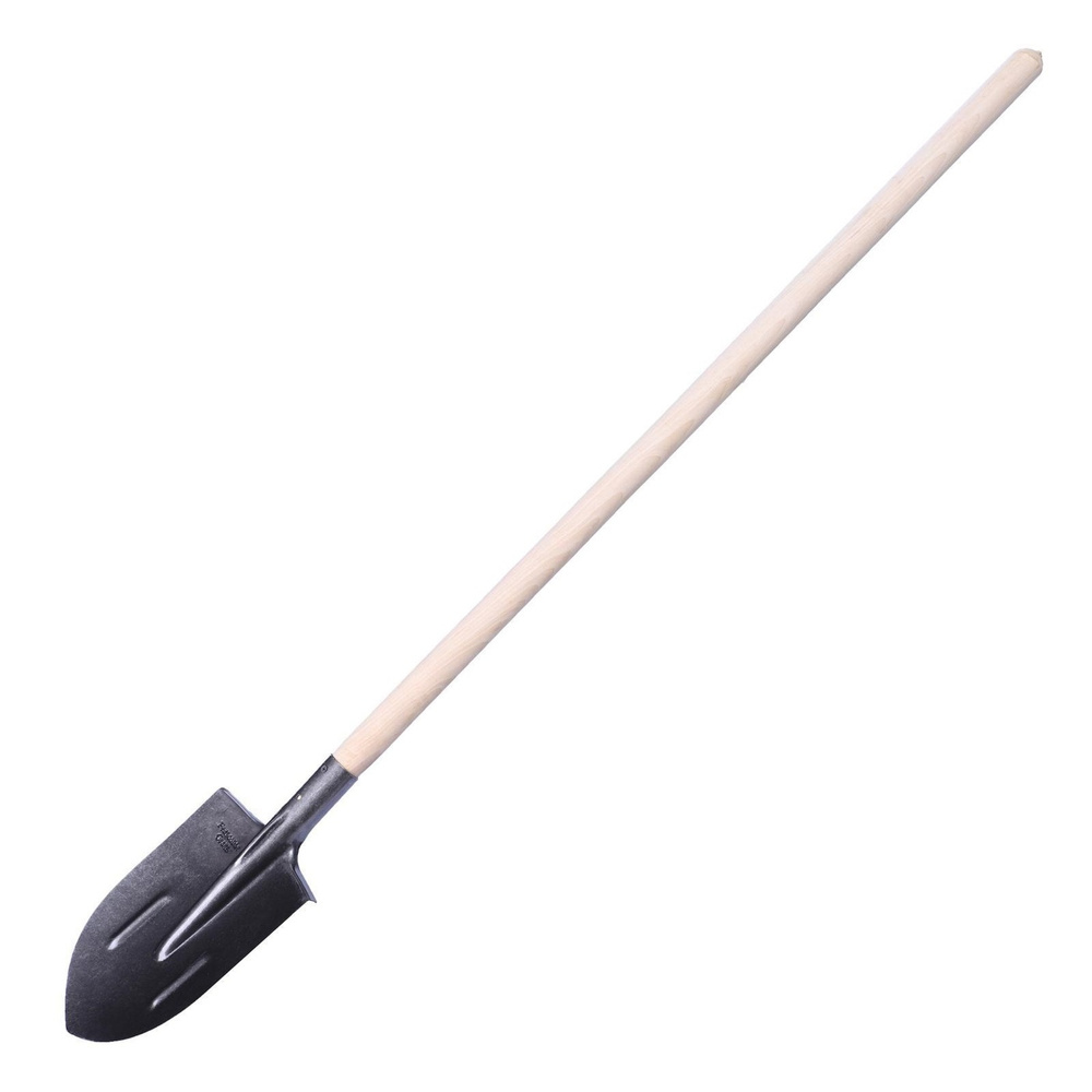 Лопата штыковая, сталь, тулейка 40 мм, деревянный черенок  #1