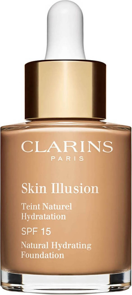 Clarins Skin Illusion Увлажняющий тональный крем с легким покрытием SPF 15, 110 honey, 30 мл  #1