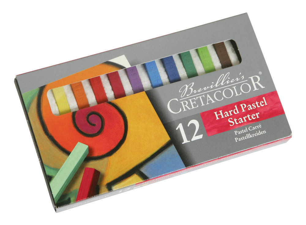 Набор пастели для начинающих "STARTER", 12 цветов в картонной коробке, размер пастели 7х7 мм, длина пастели #1