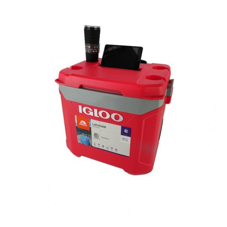 Термоконтейнер Igloo Latitude 60 Roller red #1