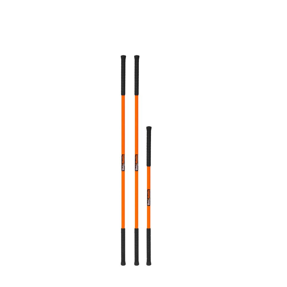 Бодибар Stick Mobility/ Комплект из 3-х стиков, 1,8м+1,8м+1,2м (ширина рукоятки 3,8 см)  #1