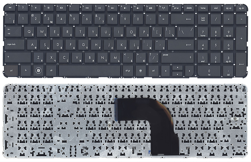 Клавиатура для ноутбука HP Pavilion DV7-7000 черная #1