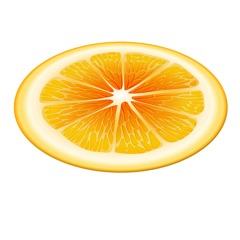 Фотоковер круглый Апельсин(велюр, 150 х 150 см) #1