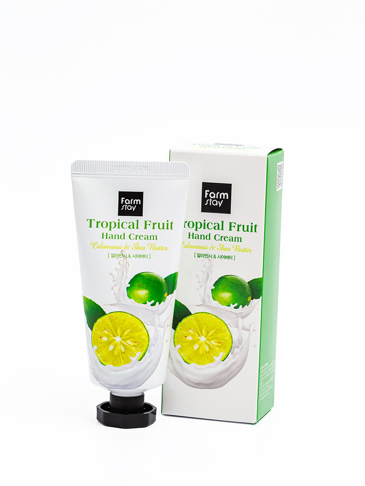 FarmStay Крем для рук увлажняющий и питательный для ногтей, кутикулы и тела "Тропические фрукты" с экстрактом #1