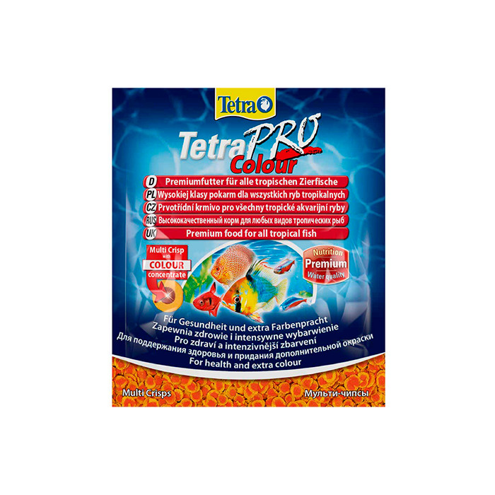 Корм для рыб, Tetra Pro Colour (чипсы), 12 гр,(1шт) #1