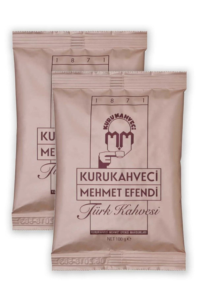 Турецкий кофе Mehmet Efendi молотый, набор 2 пачки по 100 гр. #1