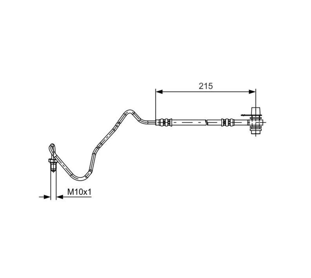 Bosch Трубки тормозные, арт. 1987481533 #1