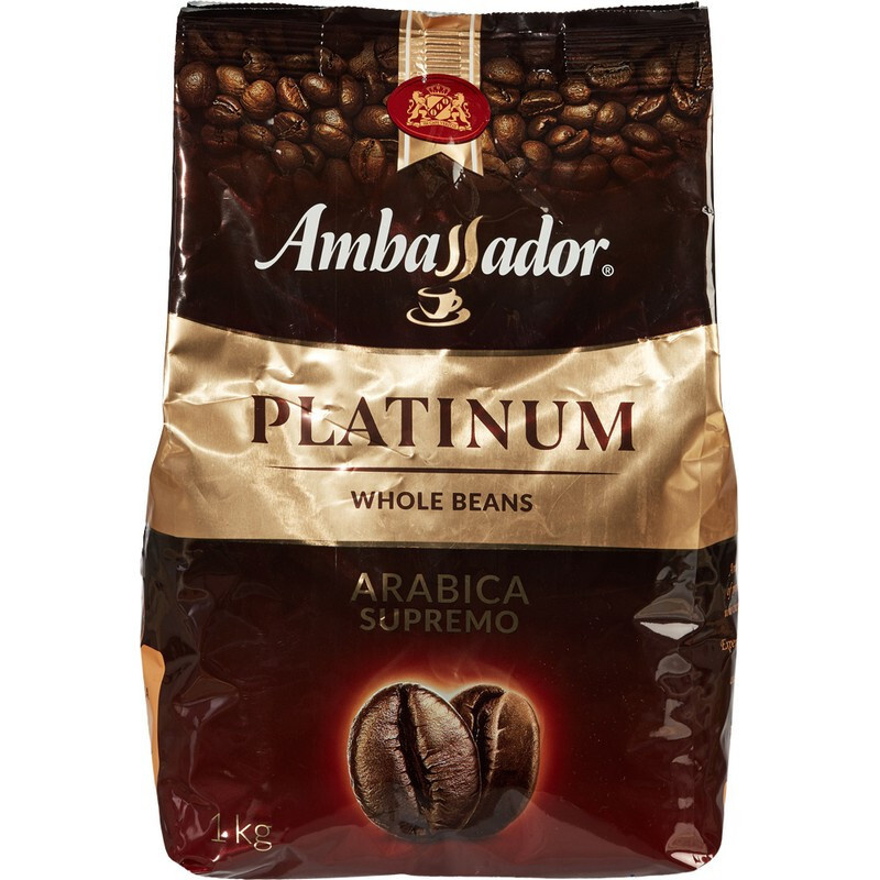 Кофе Ambassador Platinum в зернах, 1кг #1