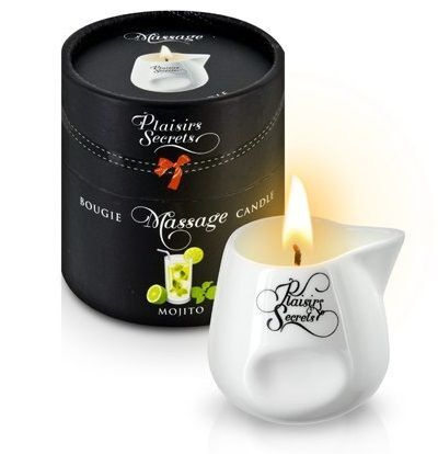Массажная свеча с ароматом мохито Bougie de Massage Mojito - 80 мл. #1