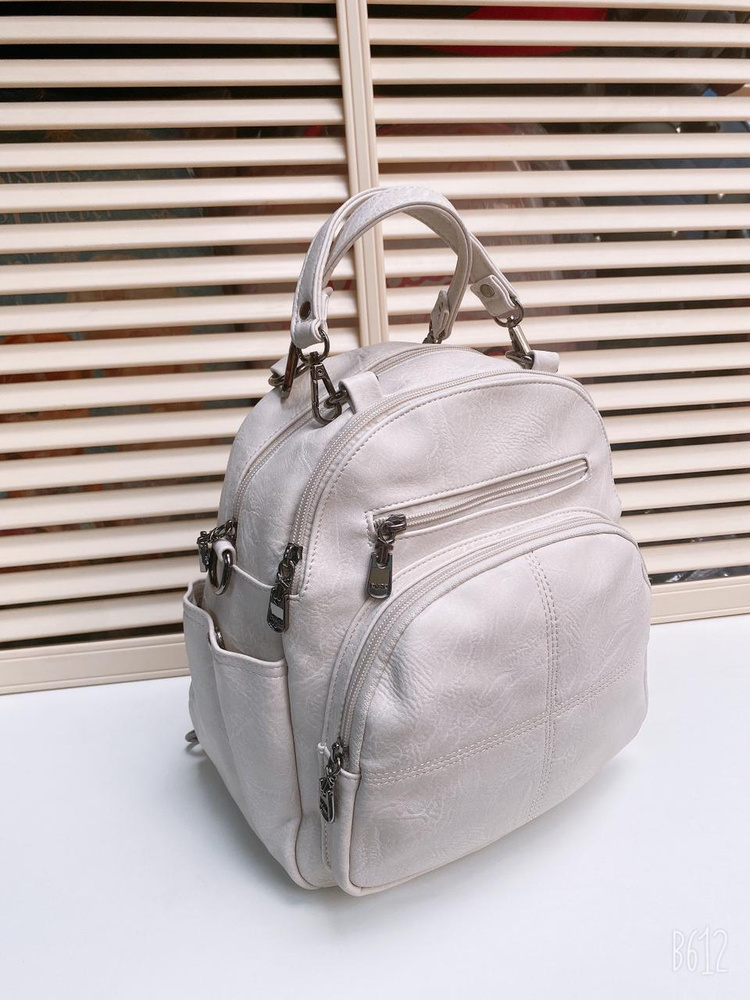 Sorrentino / Компактный рюкзак из высококачественной экокожи  #1