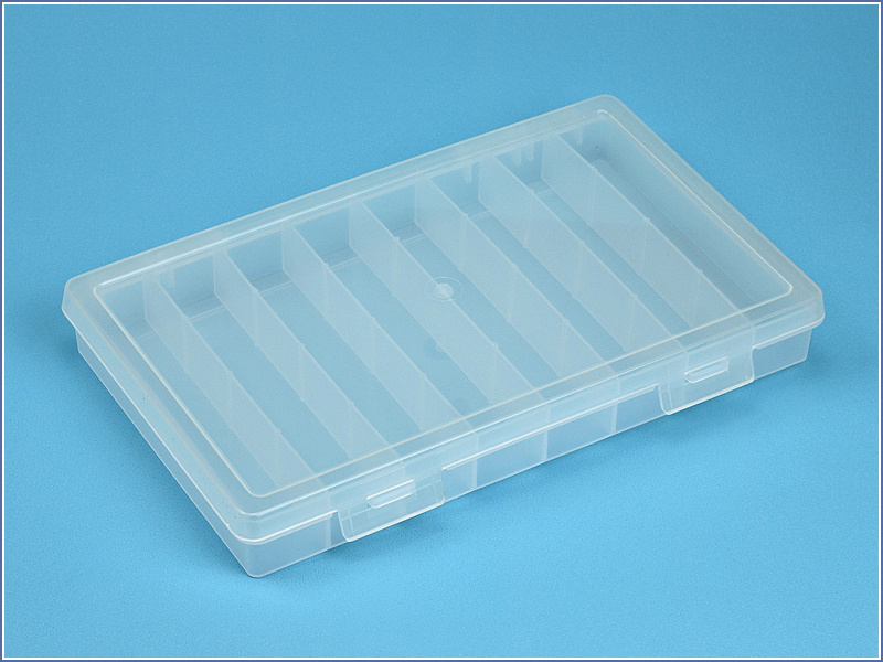 Коробка для приманок PolymerBOX 2808.2 (8 ячеек) 280 х 185 х 40 мм, цв. Прозрачный  #1