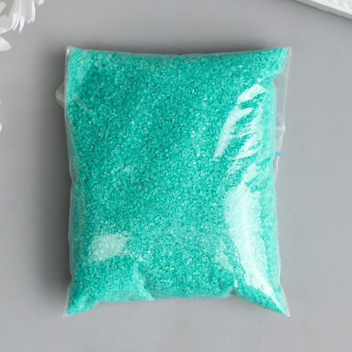 Песок цветной в пакете 'Изумруд' 100 гр #1