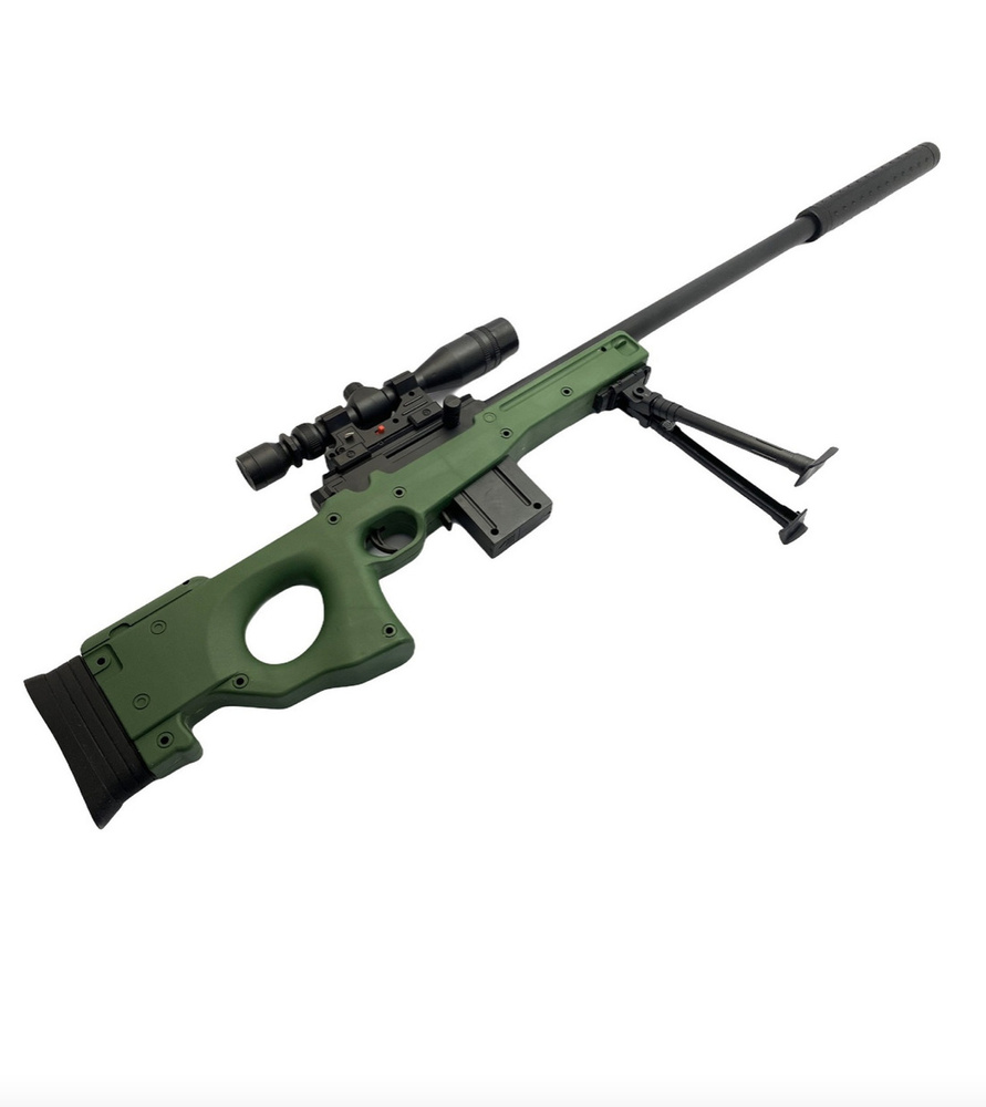Ружье АВП пневматическое детское стреляющее пульками 6мм от MK Toy / Снайперская винтовка AWP Кемпер #1