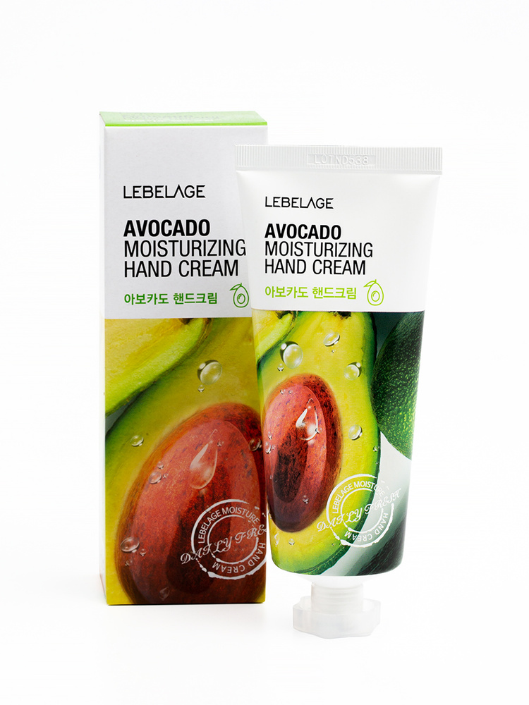 Lebelage Крем для ухода за кожей рук смягчающий с экстрактом авокадо Moisturizing Hand Cream Avocado, #1