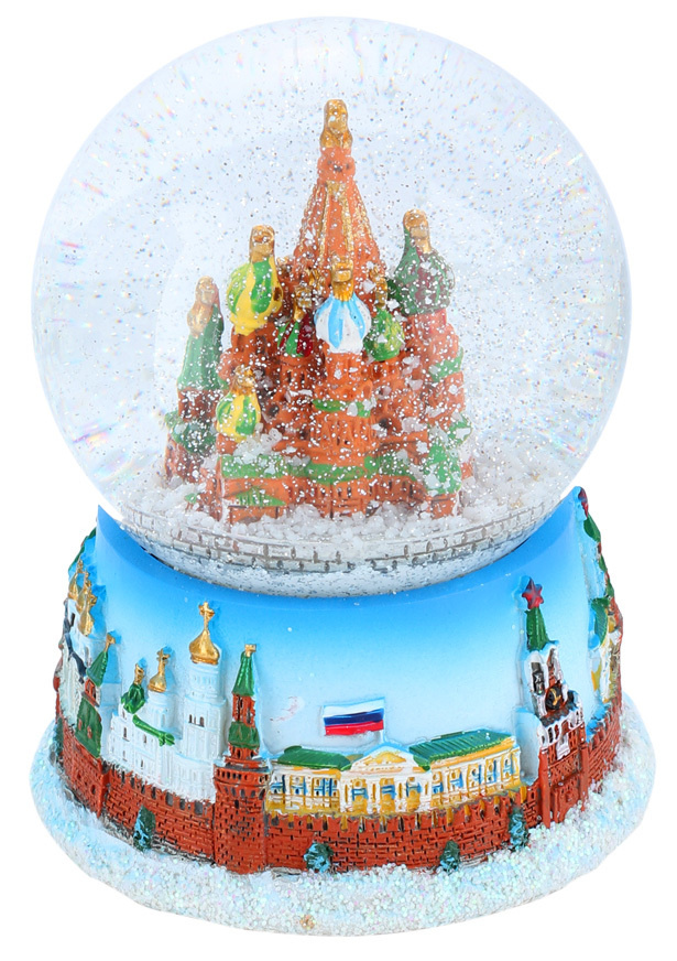 Снежный шар Москва, диаметр шара 85мм #1