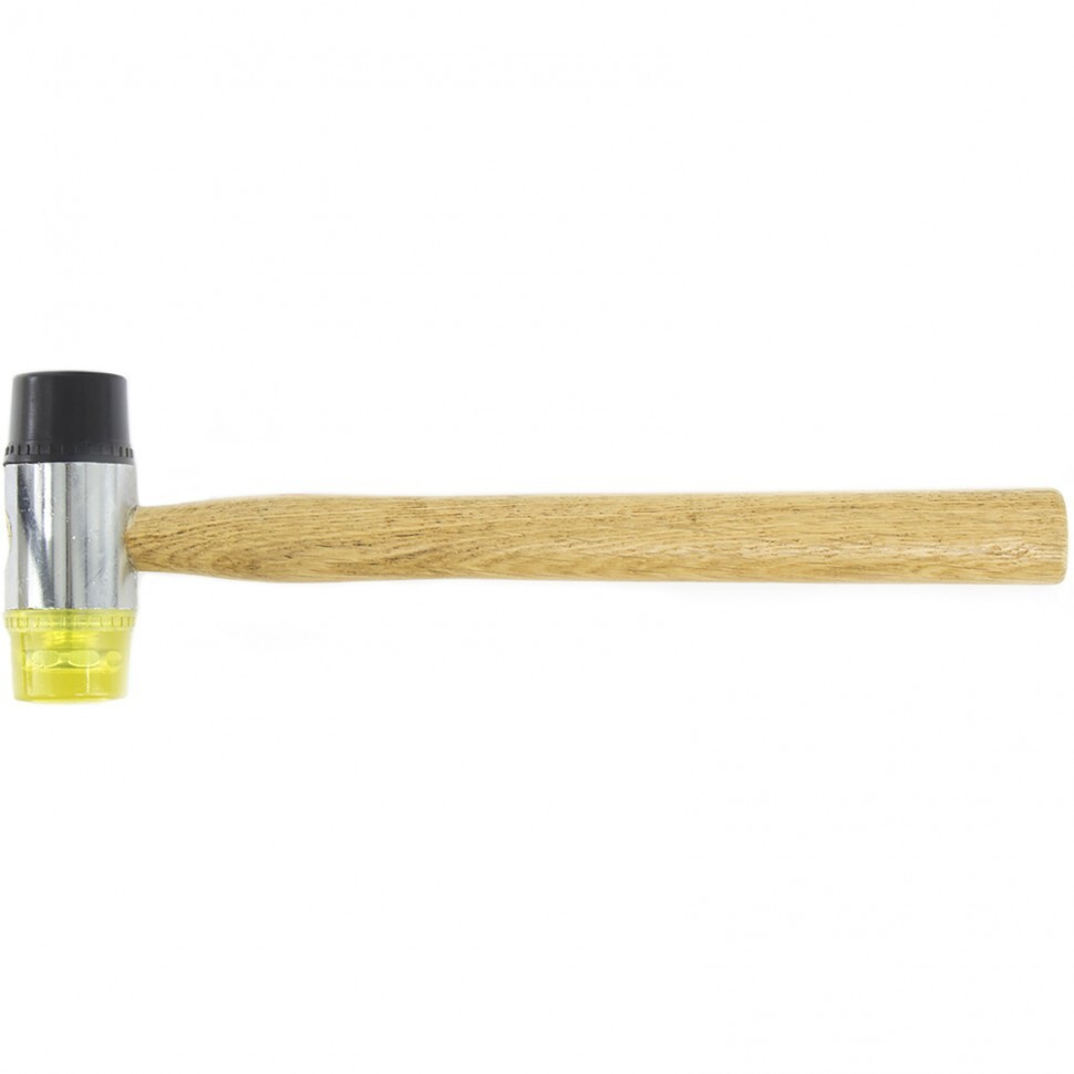 Молоток рихтовочный, бойки 35 мм, комбинированная головка, деревянная ручка  #1
