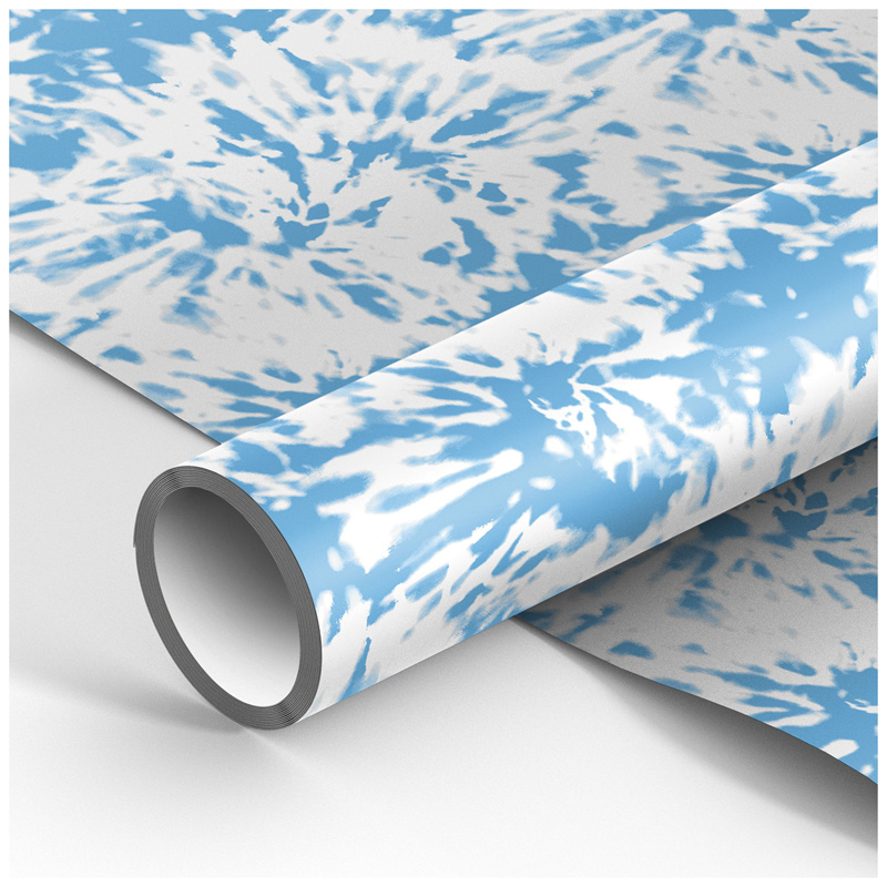 Упаковочная бумага MESHU Tie-dye.Explosion, глянцевая 70x100 см. #1
