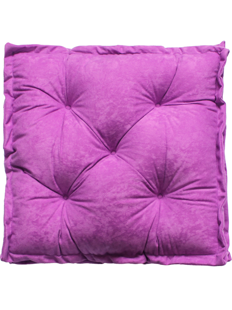 Подушка для сиденья МАТЕХ 2D VELOURS 45х45 см. Цвет светло-фиолетовый, арт. 51-121  #1