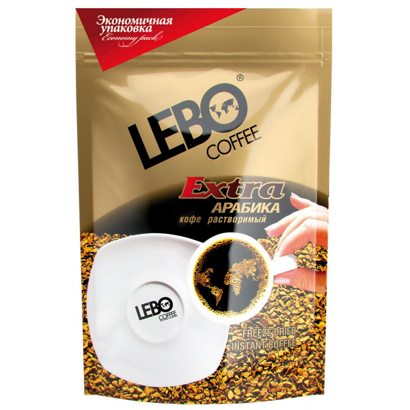 Кофе Lebo Extra растворимый сублимированный, 170г, 1уп #1