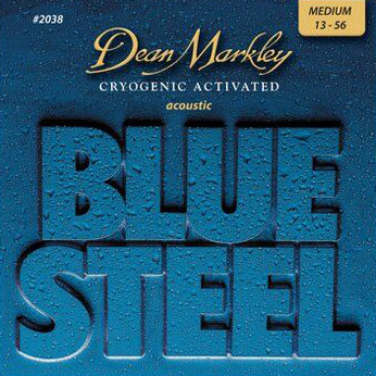 DM2038 Blue Steel Комплект струн для акустической гитары, латунь, 13-56, Dean Markley  #1