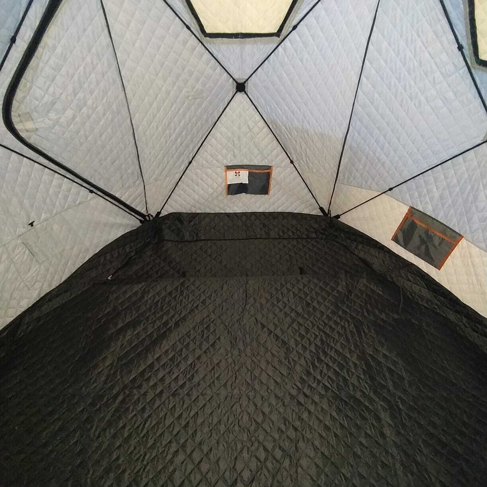Пол, дно для зимней палатки 300х300, утепленный, Nature camping 2020, пол шестигранник  #1