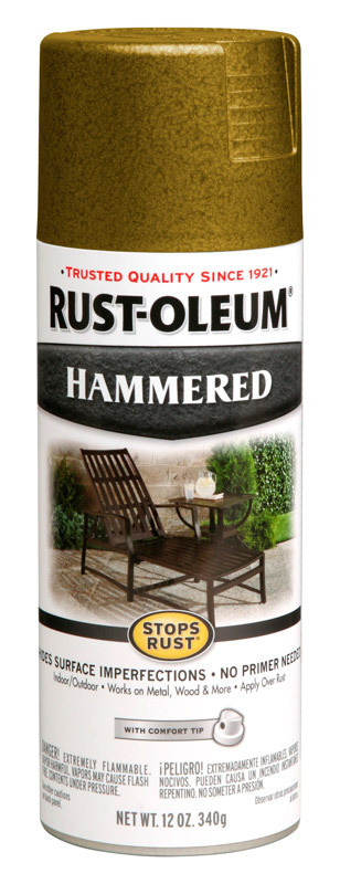 Аэрозольная краска Rust-Oleum Stops Rust Hammered Эмаль универсальная антикоррозионная с молотковым эффектом, #1