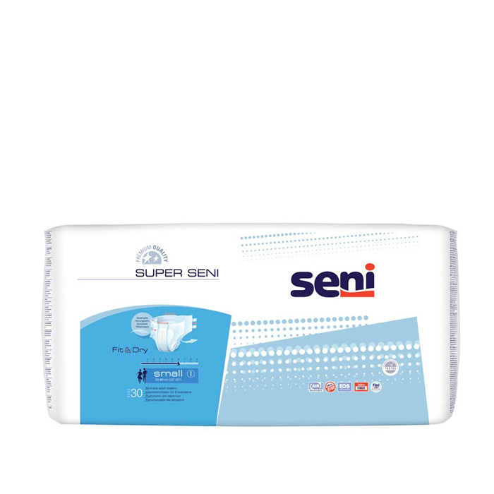 Подгузники для взрослых Super Seni Small (№1), объем талии 55-80 см, 30 шт.  #1