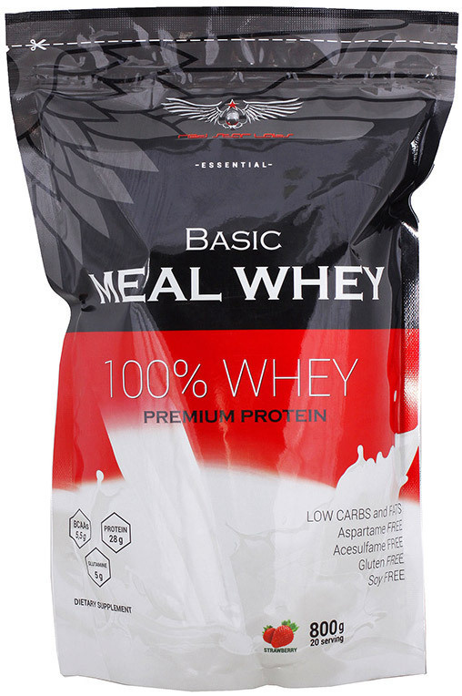 Протеин сывороточный Red Star Labs Basic Meal Whey, клубника, 800 г #1