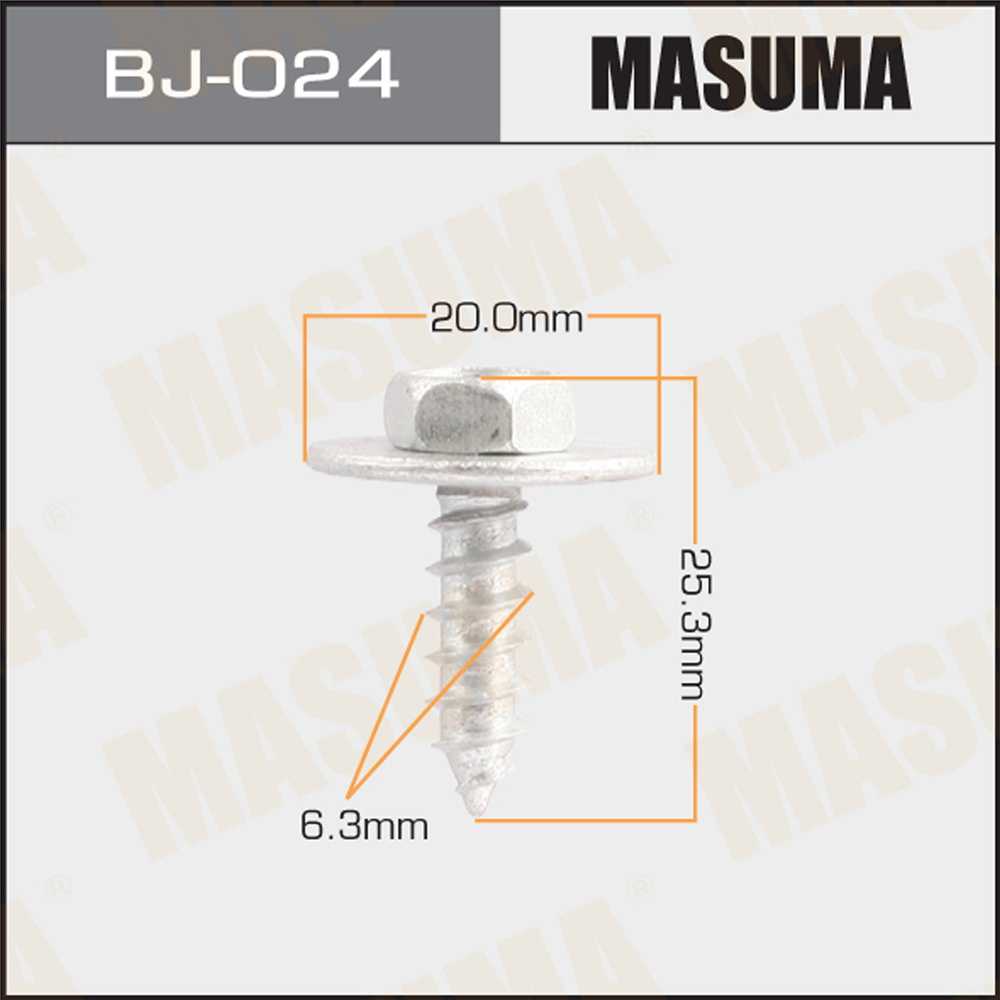 Masuma Саморез 6.3 x 25.3 мм 10 шт. MASUMA арт. BJ024 #1