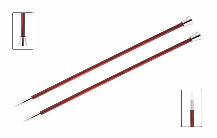 Спицы для вязания Knit Pro прямые, деревянные Royale 5мм, 30см, арт.29197  #1