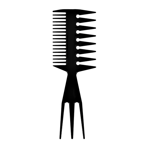 Расческа-гребень для волос LADY PINK BASIC PROFESSIONAL двухсторонняя с вилкой  #1