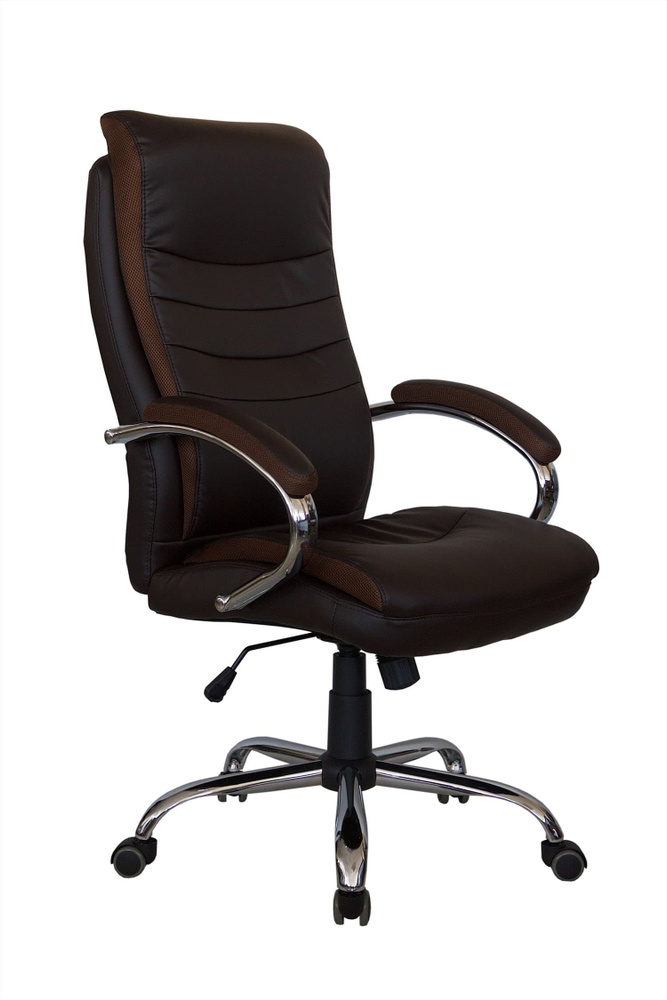RIVA Chair Офисное кресло, Экокожа, Коричневый #1