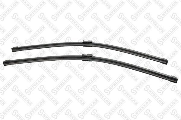 Щетки плоские к-т 625/25 2 шт. для Side pin Porsche Cayenne VW Touareg all 07 LHD 201634SX STELLOX  #1