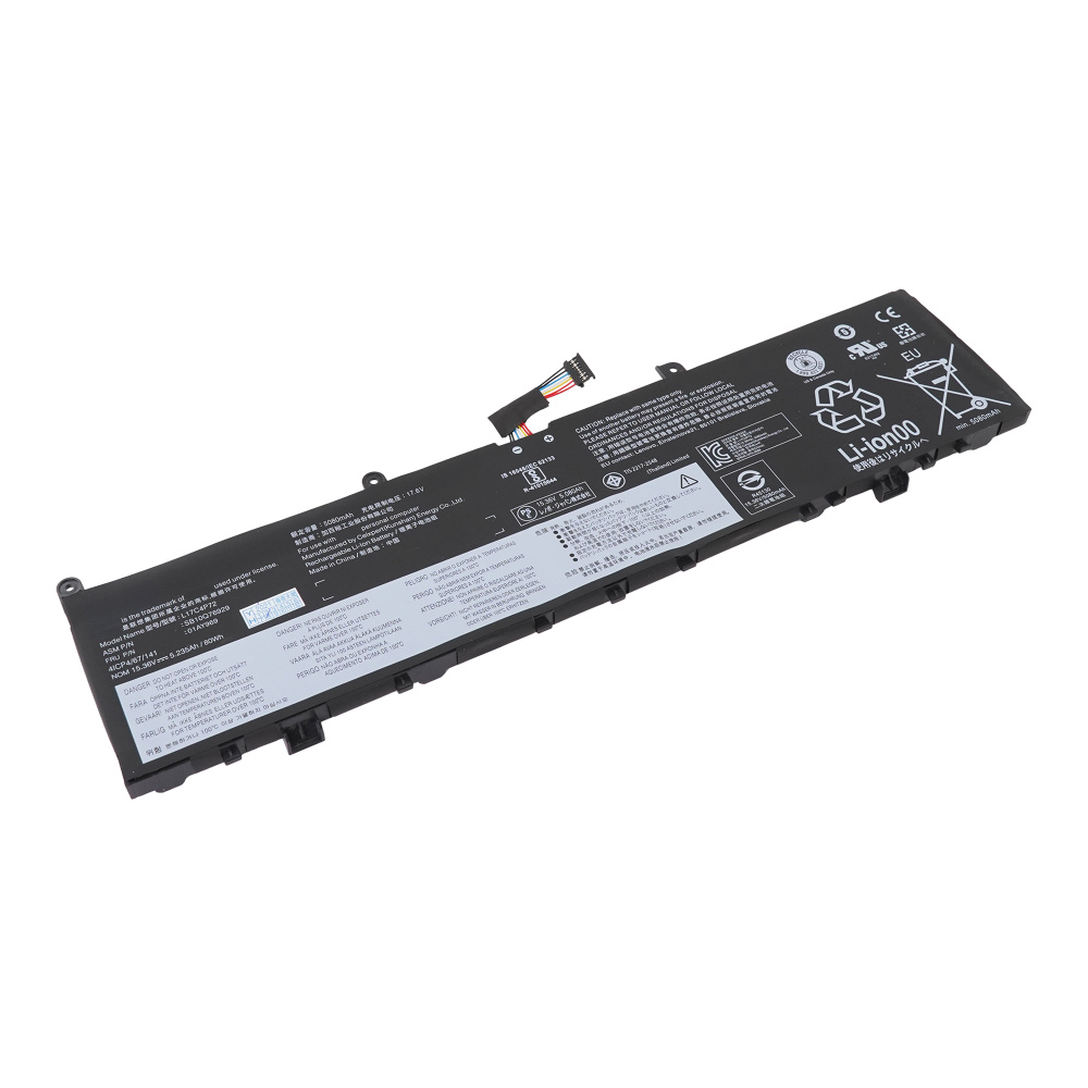 Аккумулятор L17C4P72 для Lenovo ThinkPad P1 Gen 1 (01AY969, 01YU911, 5B10W13900) #1