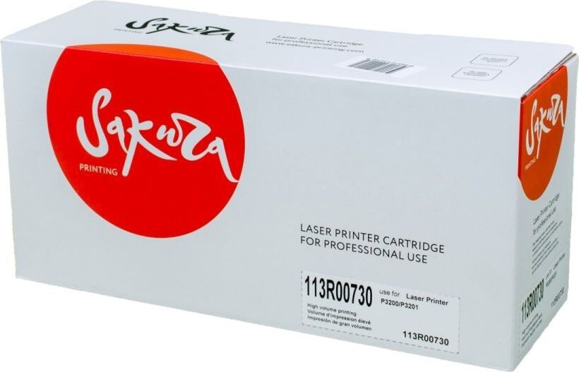 Картридж SAKURA 113R00730 для Xerox P3200, P3201, черный,3000 к. #1