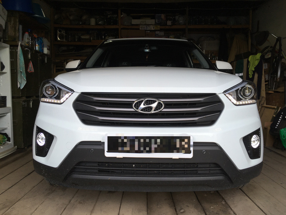 Накладки противотуманной фары MTF Light C-TA16 для Hyundai Creta (2016 - н.в)  #1