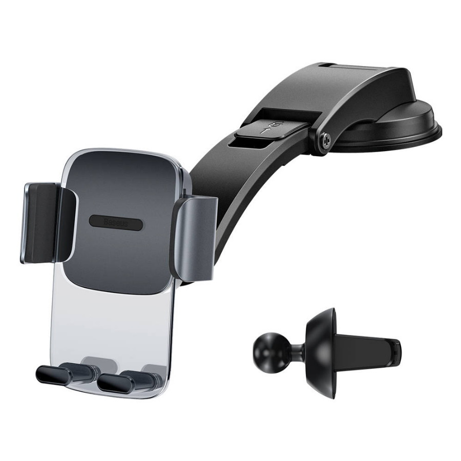 Автомобильный держатель Baseus Easy Control Clamp Car Mount Holder (A Set) For Air Outlets and Center #1