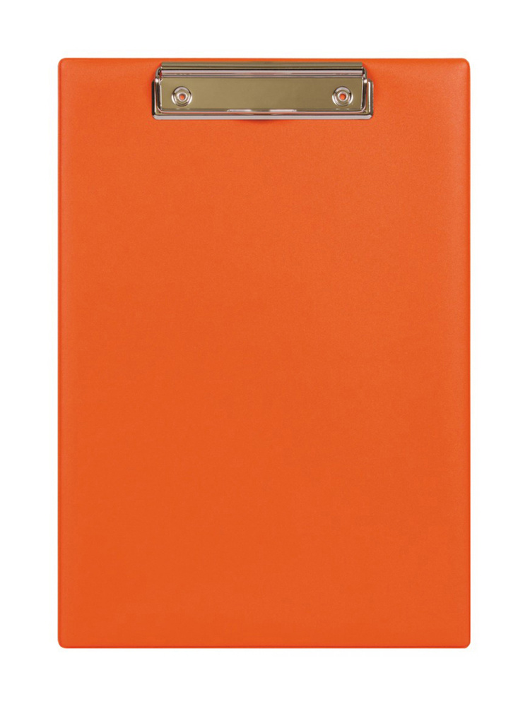 Папка-планшет с прижимом/А4 оранжевая #1