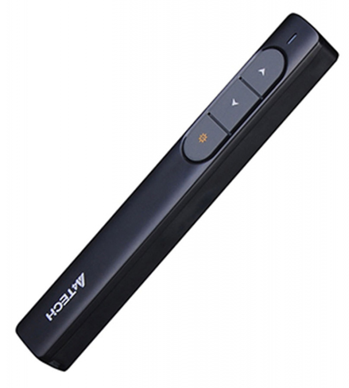 Презентер/беспроводной пульт/для презентаций и лекций USB A4Tech LP15 Black лазерная указка, цвет лазера-красный, #1