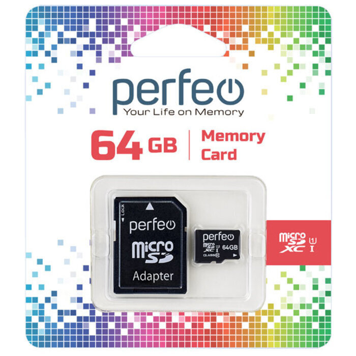 Perfeo Карта памяти Ultra Speed 64 ГБ  (PF64GMCSX10U1A) #1