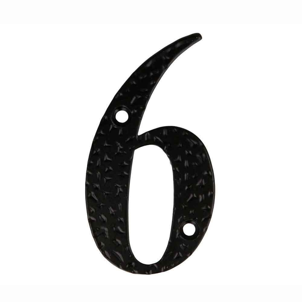 Цифры на дверь " 6 " чёрный Amig, артикул 6-4" #1