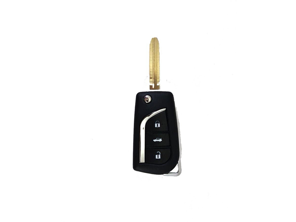 Выкидной ключ для автомобиля Toyota 3 кнопки style (без чипа)  #1