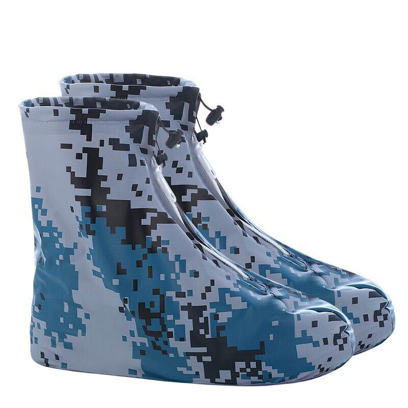 Бахилы многоразовые для обуви, цвет пиксели, размер 37-38 (M) защита от воды, дождевик для обуви, чехлы #1